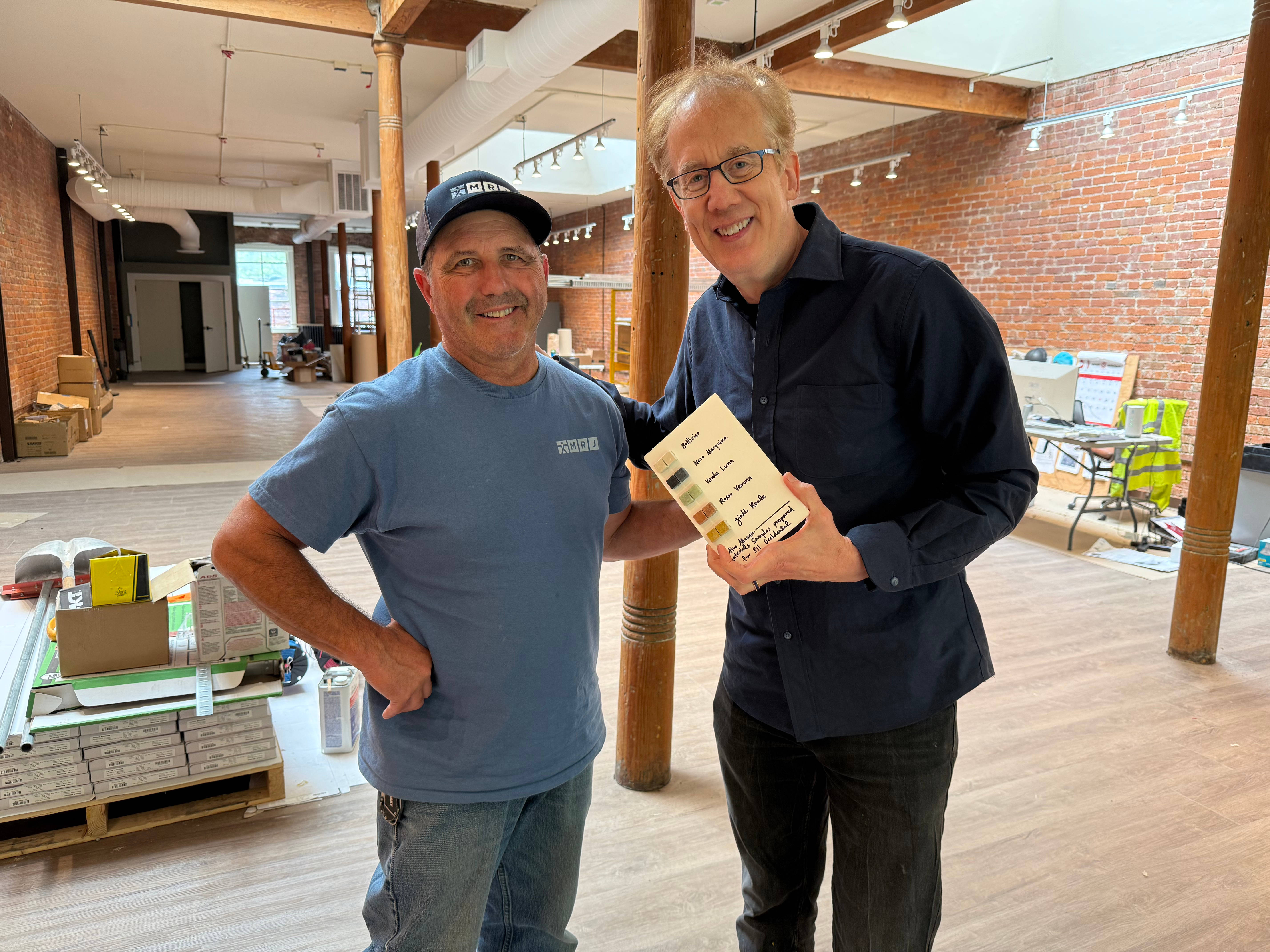 Andrew Conru and Kirk developing custom studio spaces